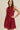 Cocktail Dresses Short Mock Neck Burn Out Velvet Dress Burgundy