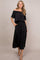 Cocktail Dresses Off Shoulder Lace Maxi Dress Black