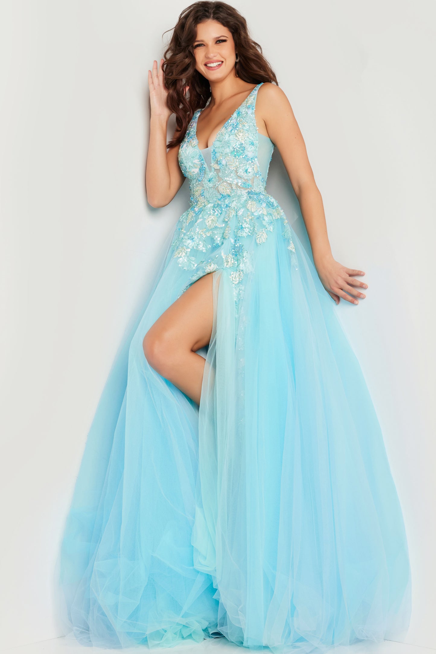 Prom Dresses A Line Long Prom Dress Turquoise