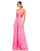 Jumpsuit Formal Pleated Wide Leg Jumpsuit Pink