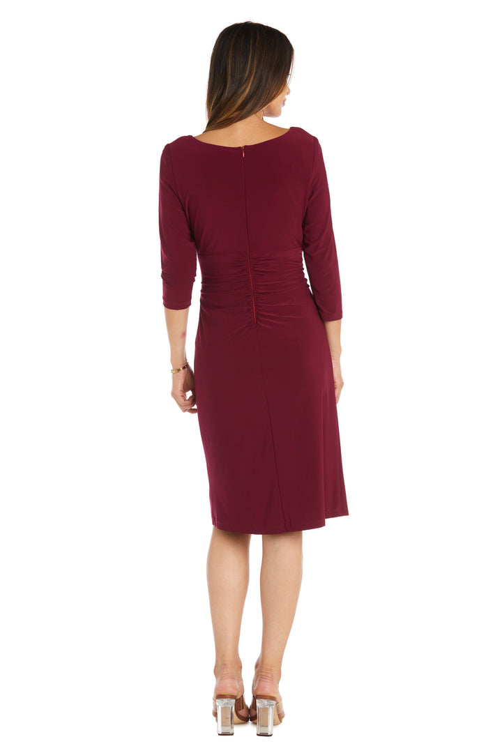 R&M Richards 2635 Short Fitted Cocktail Knee Length Dress