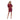 Formal Dresses Sequin 3/4 Dolman Sleeve Blouson Sheath Dress Wine