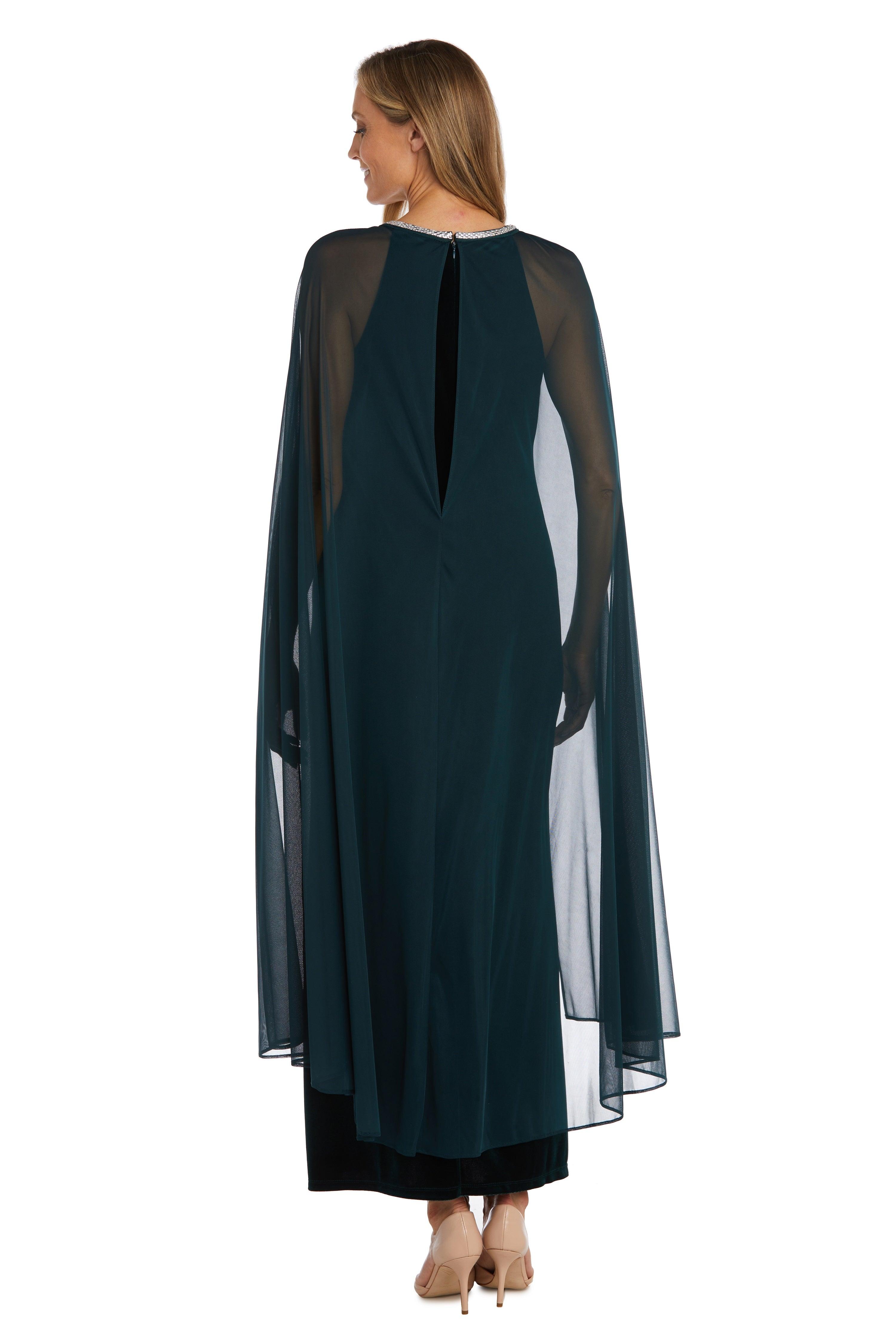 R&M Richards 2642P Long Formal Petite Cape Dress for $82.99 – The Dress ...