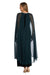 R&M Richards 2642P Long Formal Petite Cape Dress