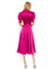 Mac Duggal 26628 Short Sleeve Tea Length Dress