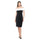 Cocktail Dresses Short Off Shoulder Two Tone Dress Black Ivory