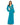 Formal Dresses Long Sleeve Cutout Formal Evening Dress Ocean Blue