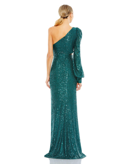 Mac Duggal 26730 Long Formal One Shoulder Prom Gown
