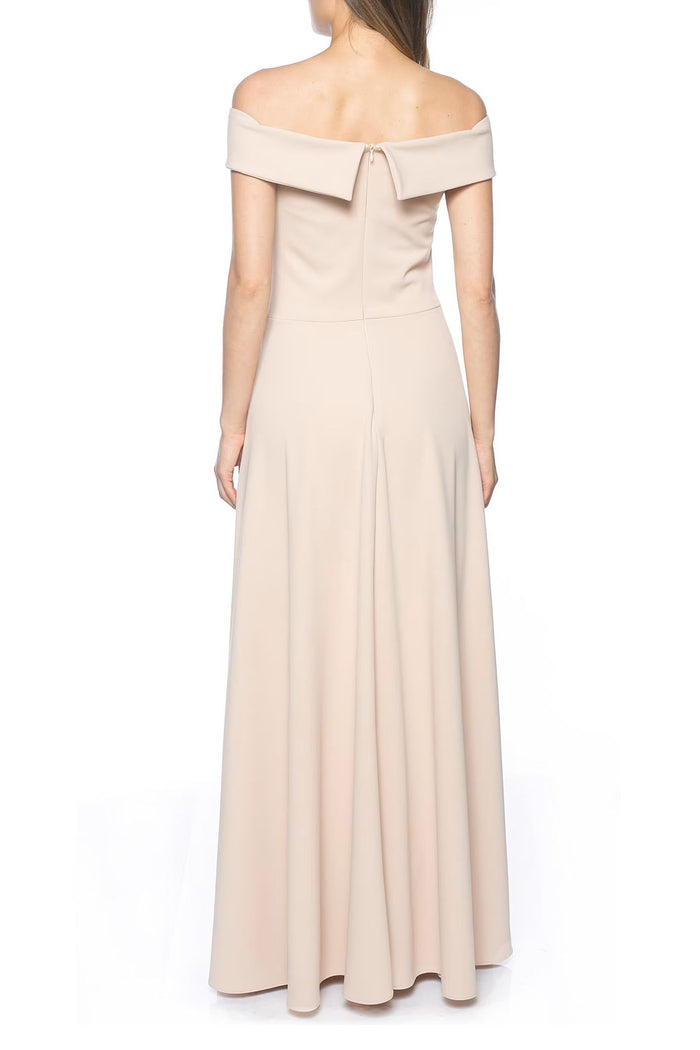 Jumpsuit Off Shoulder Walk Through Jumpsuit Champagne