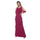 Formal Dresses Long Chiffon Tiered Dress Fuschia