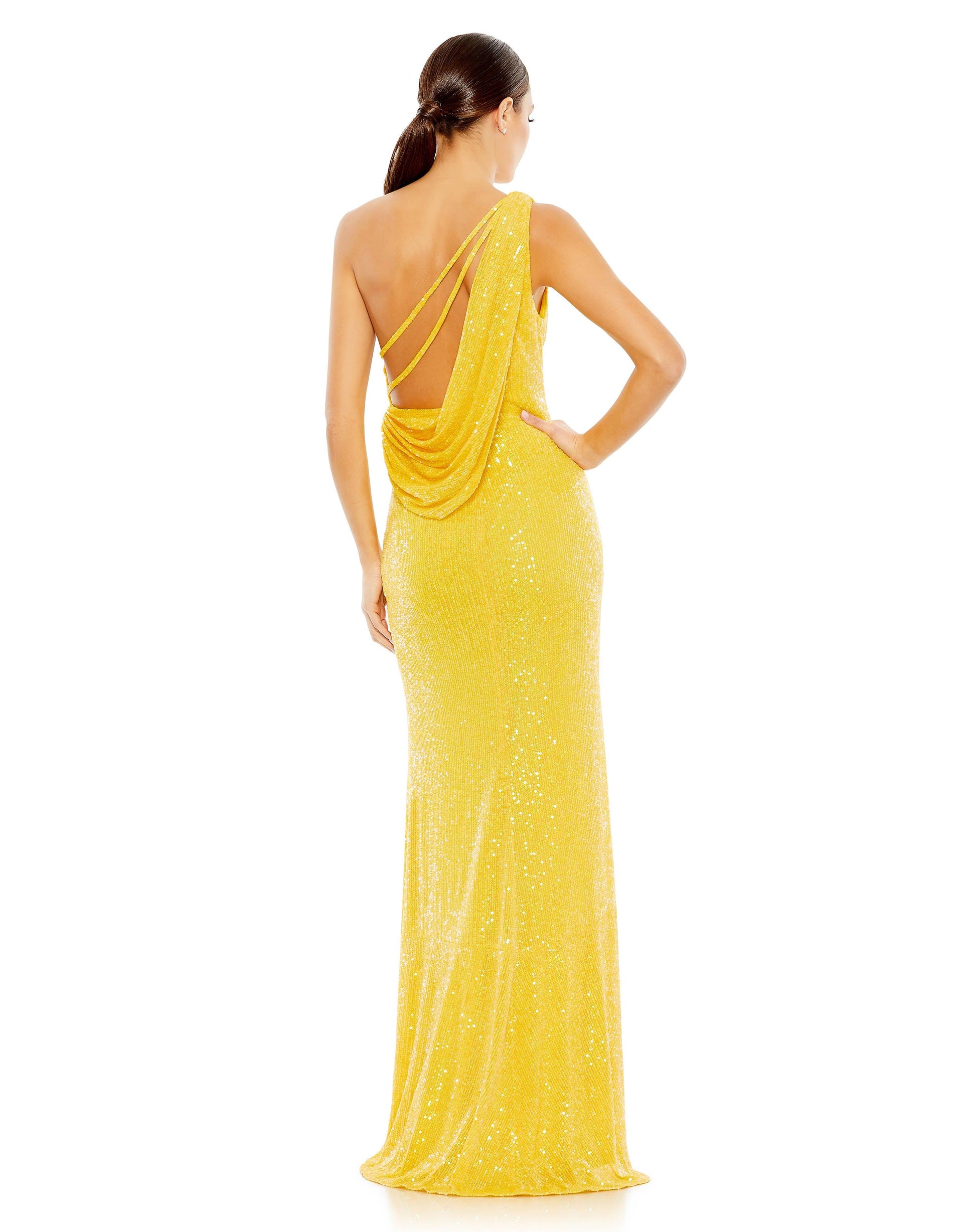 Mac Duggal 26990 Prom Long One Shoulder Formal Gown