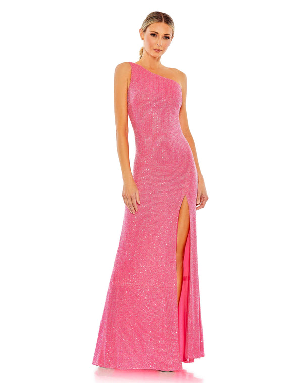 Mac Duggal 26730 Long Formal One Shoulder Prom Gown main image 1