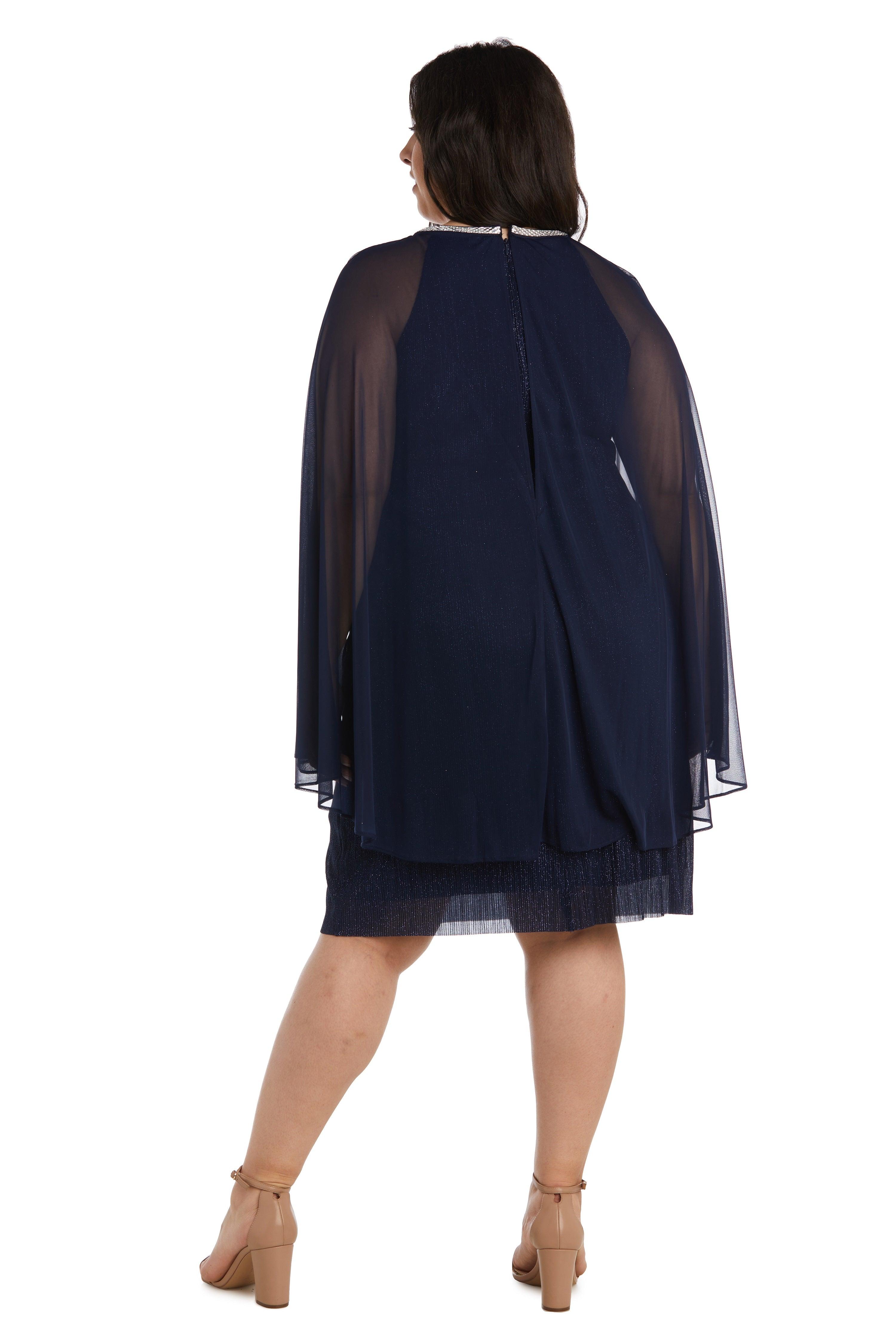 R&M Richards 2711W Short Plus Size Cocktail Dress