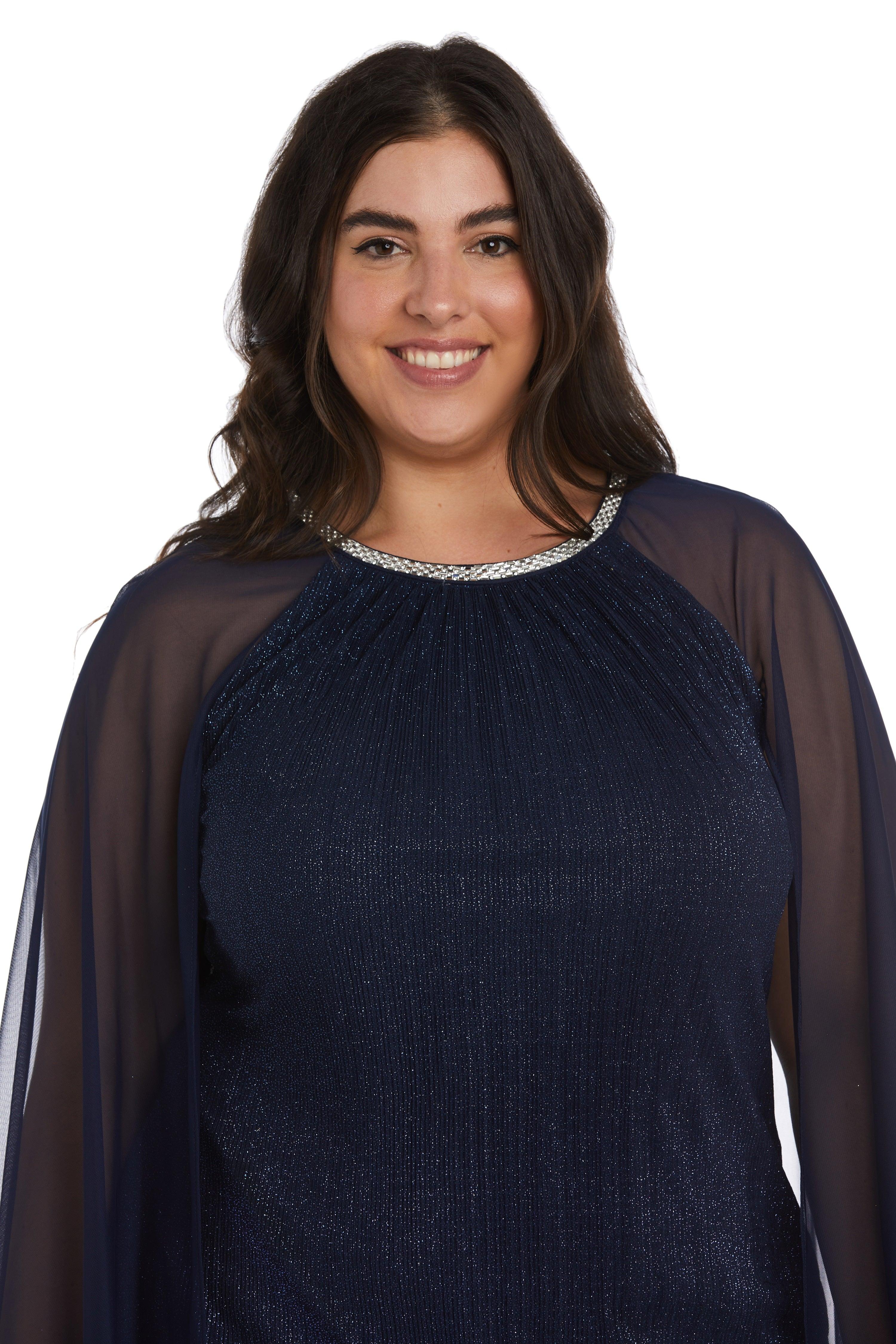 R&M Richards 2711W Short Plus Size Cocktail Dress