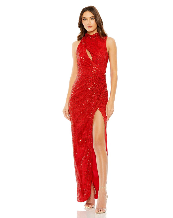 Formal Long Sequin Evening Dress Long Sequin Evening Mac Duggal 27183