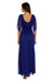 R&M Richards 2770P Long Formal Petite Capelet Dress