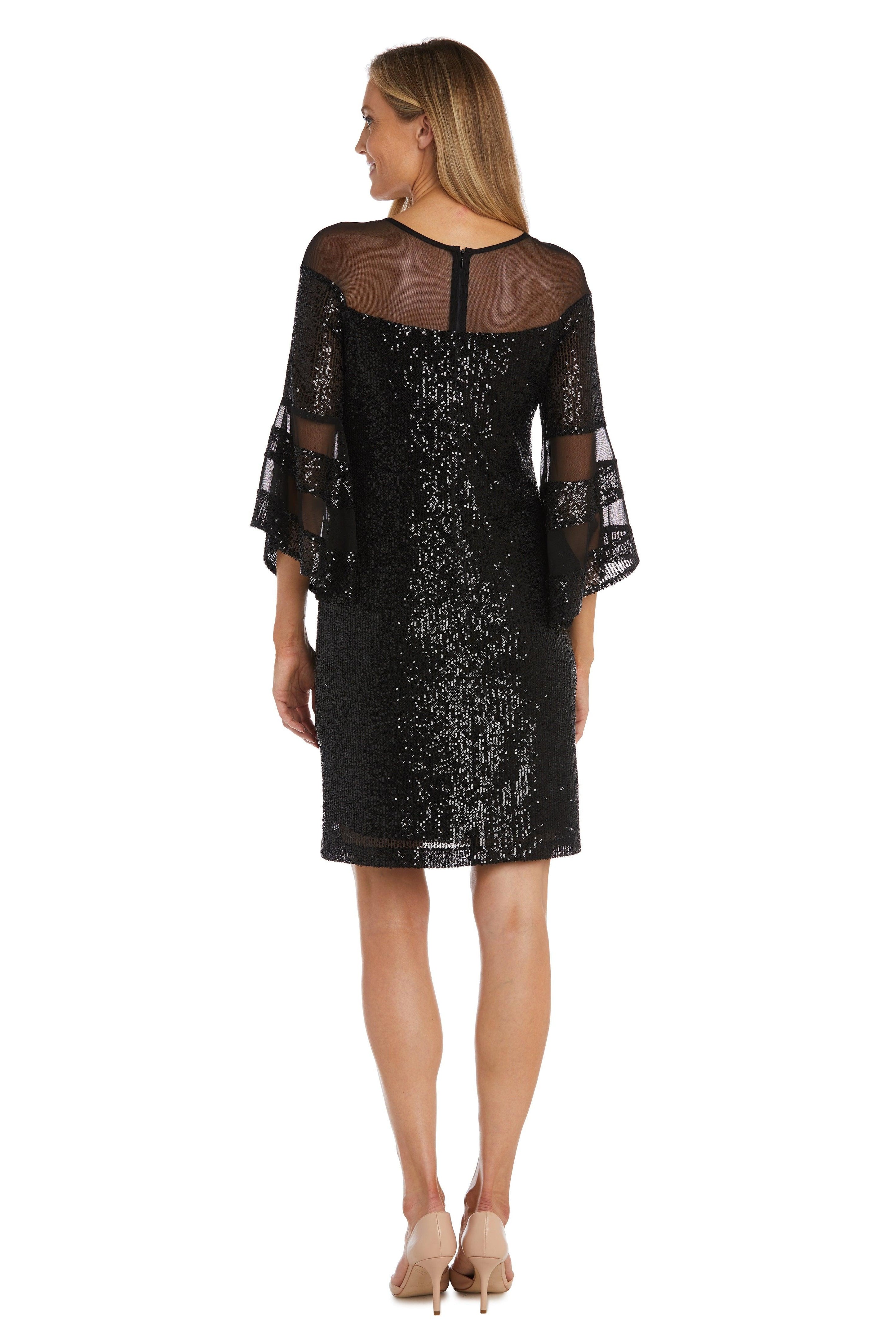 Black R&M Richards 2775P Short Petite Cocktail Dress for $89.0 – The