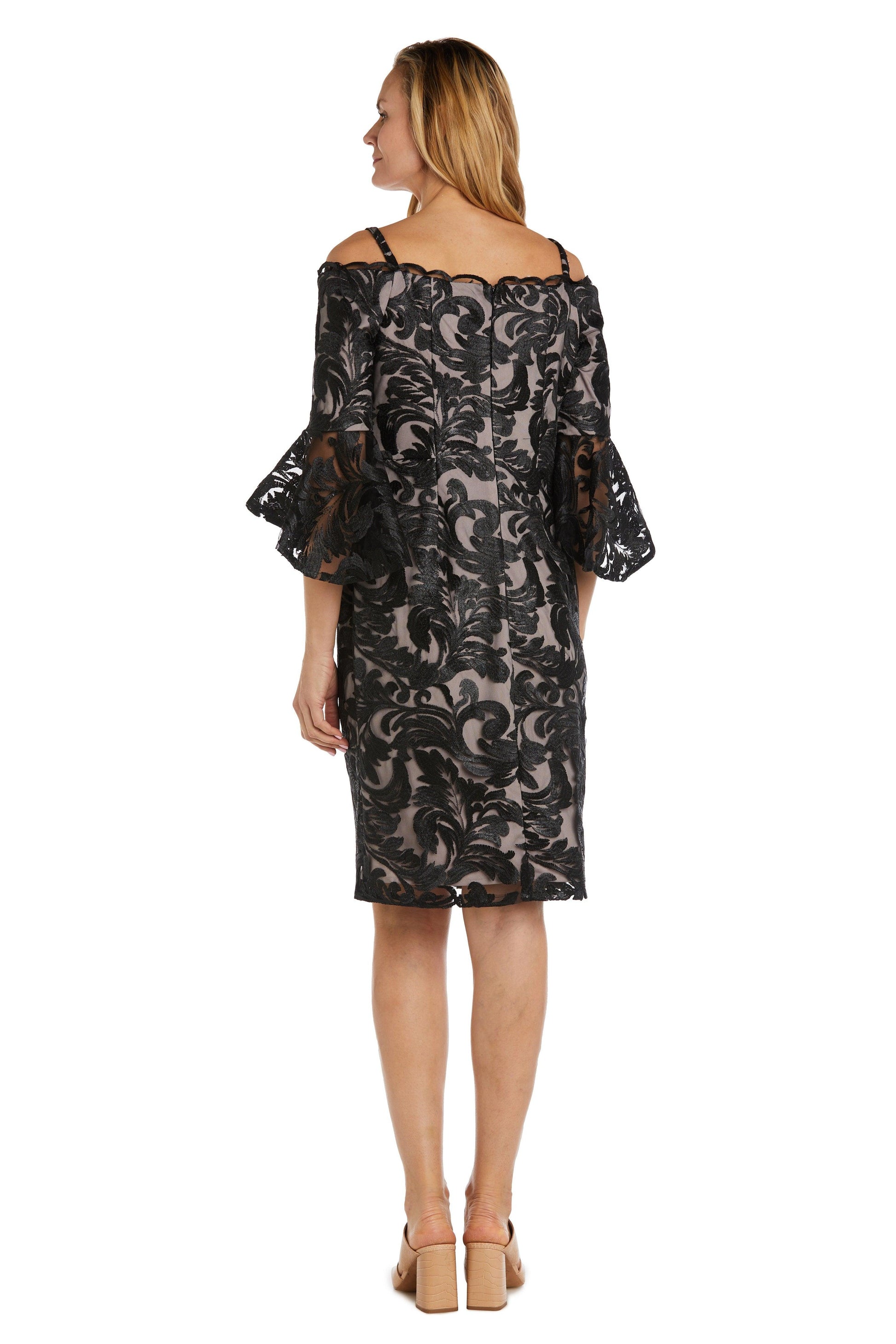 R&M Richards 2780 Short Off Shoulder Cocktail Dress