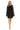 Mother of the Bride Dresses Short Glitter Lace Cape Cocktail Dress Black