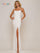 Prom Dresses Long Spaghetti Strap Fitted Prom Dress Off White