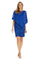 Mother of the Bride Dresses Short Asymmetrical Lace Poncho Cocktail Dress Royal
