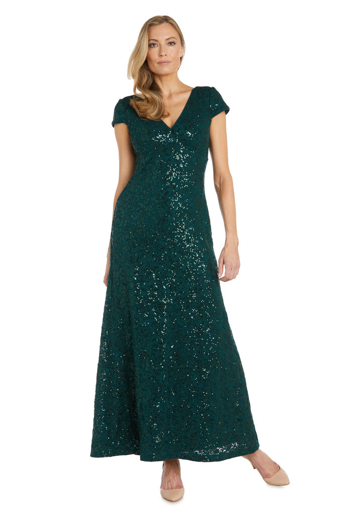 Mother of the Bride Dresses Long Mother of the Bride Sequin Formal Dress Hunter