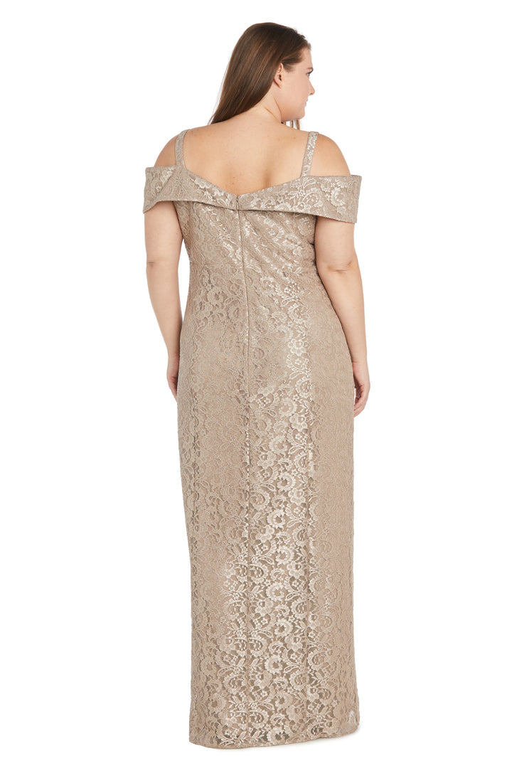 R&M Richards 2886W Long Mother of the Bride Plus Size Formal Dress
