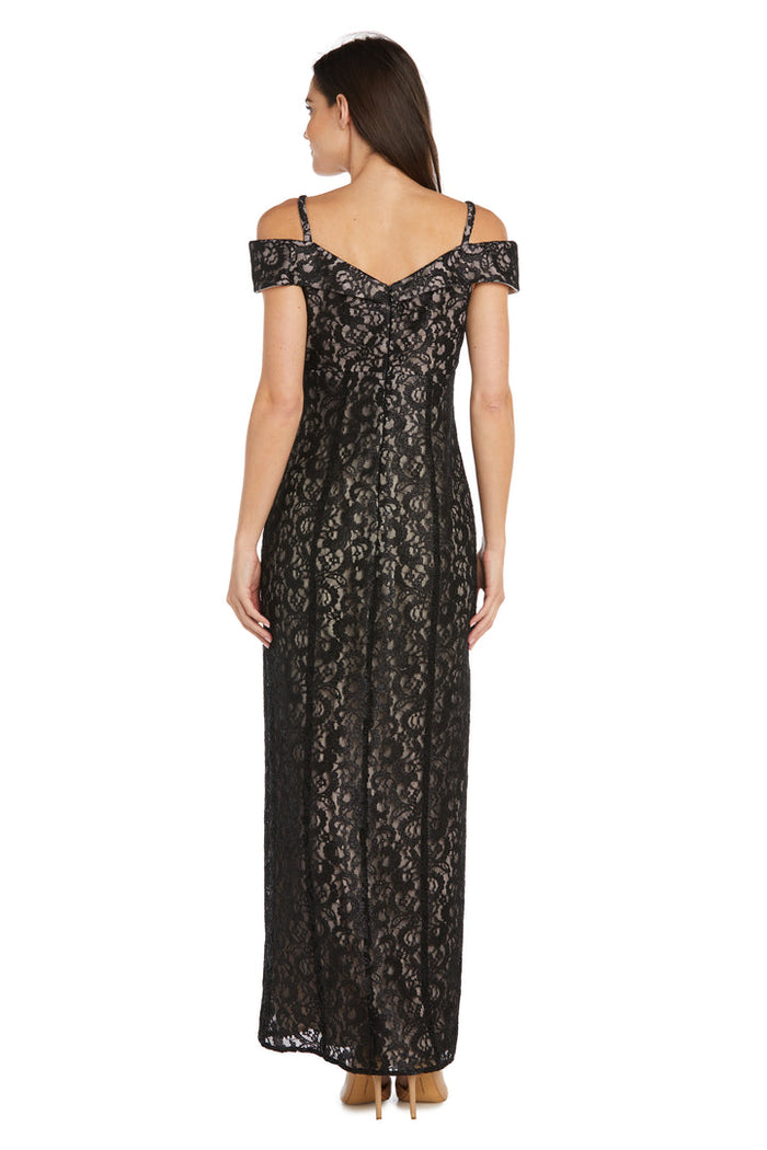 Mother of the Bride Dresses Long Mother of the Bride Formal Evening Dress Black/Nude