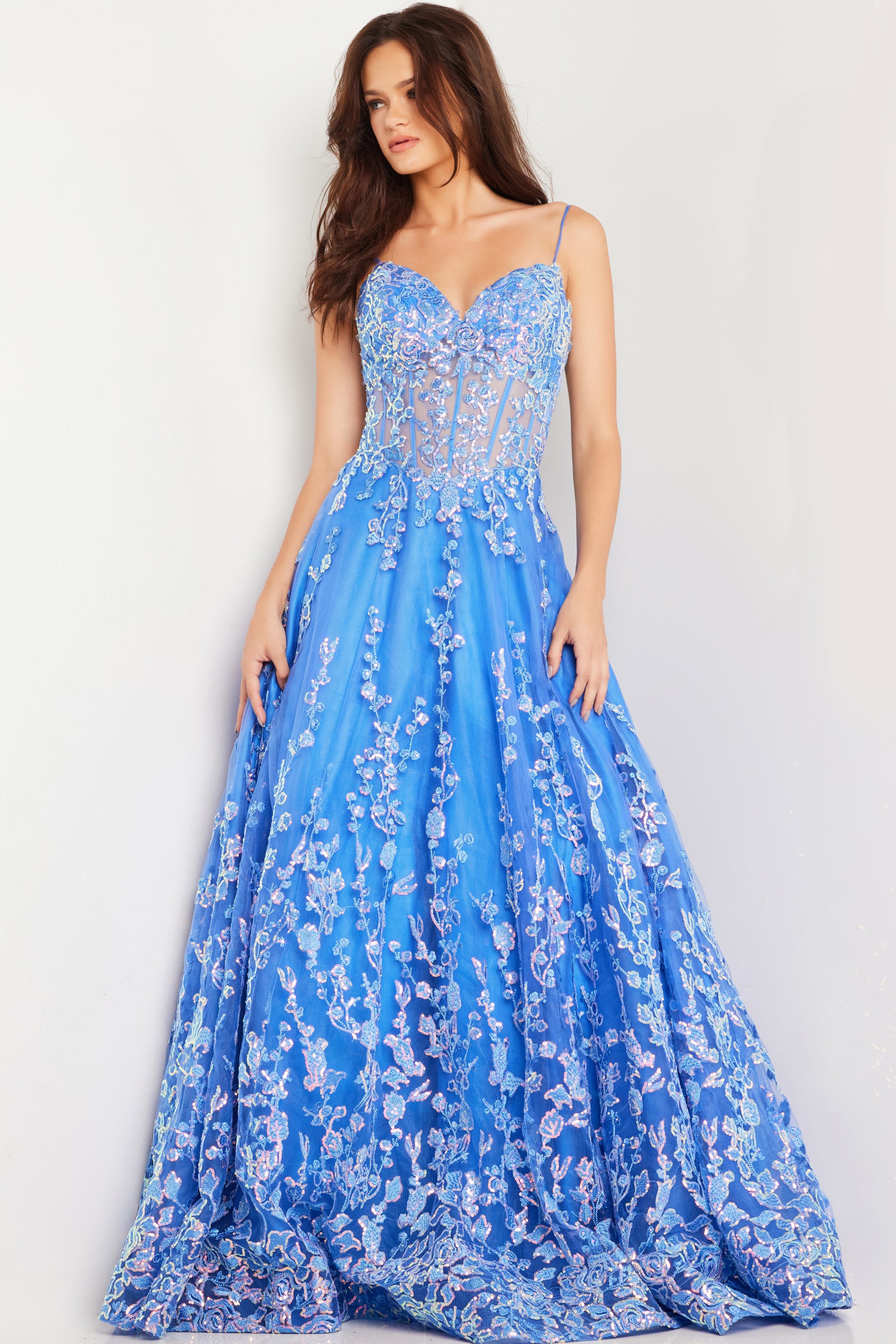 Jovani 29072 A Line Long Formal Prom Dress