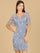 Cocktail Dresses Formal Beaded Short Dress Dusty Periwinkle