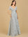 Prom Dresses Short Sleeve Long Formal Evening Dress Light Blue