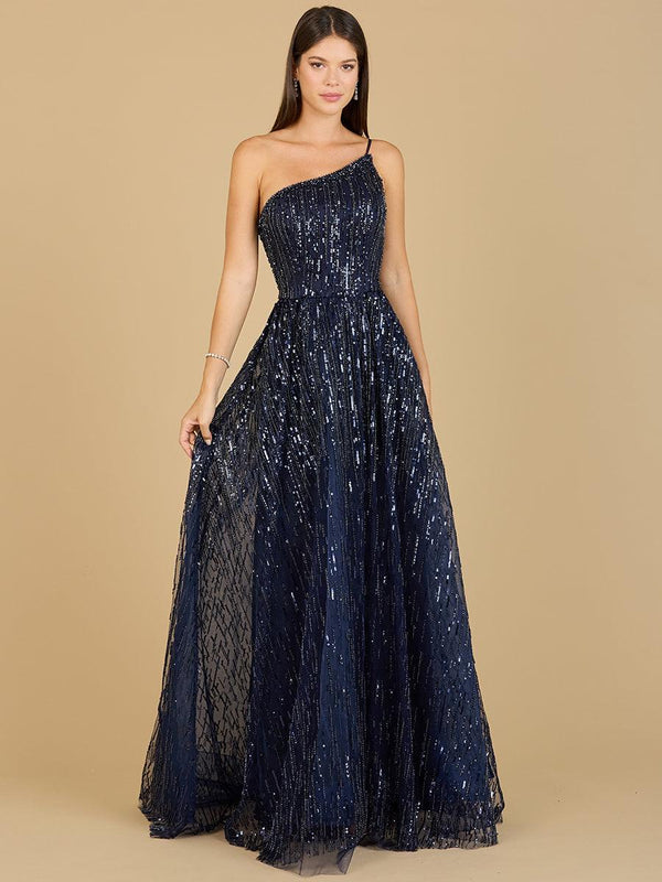 Lara Dresses 29194 One Shoulder Long Prom Dress