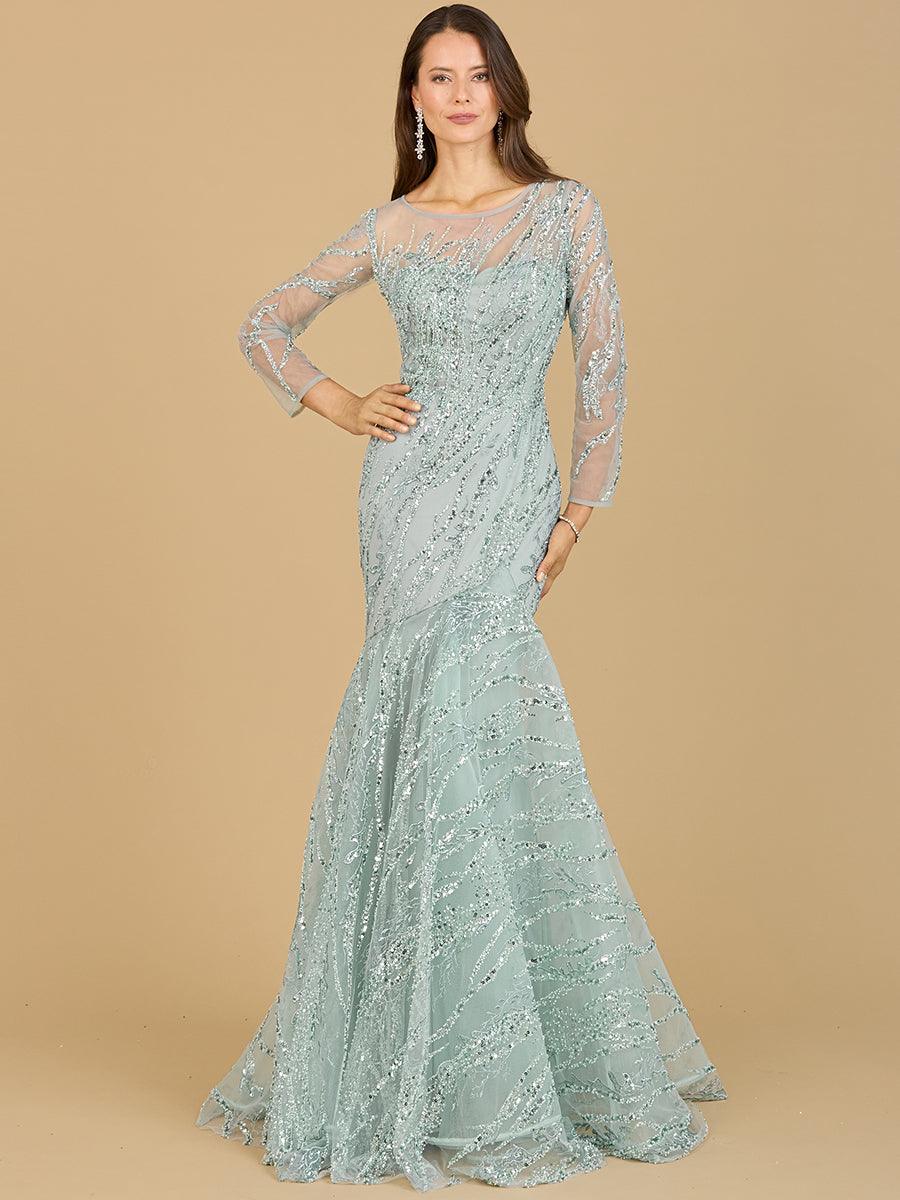 Prom Dresses Long Sleeve Mermaid Evening Gown Seafom