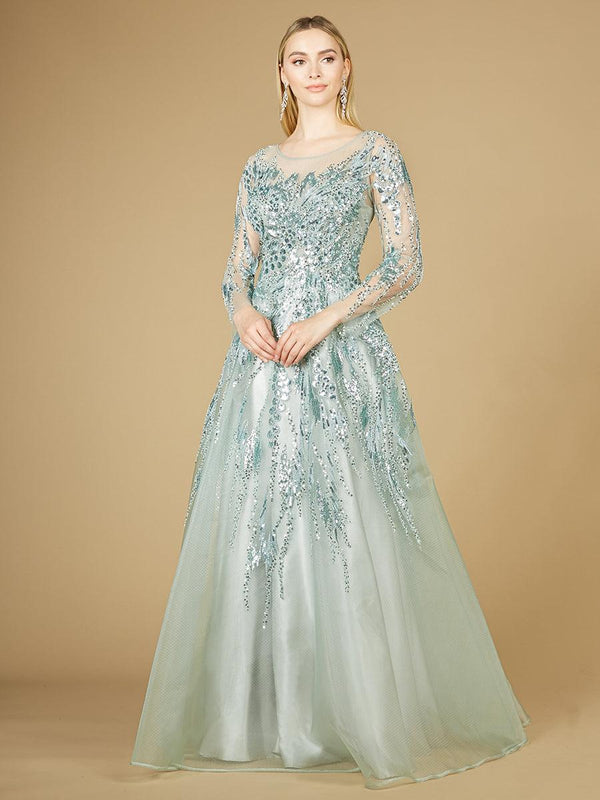 Lara Dresses 29208 High Neck Long Evening Gown
