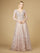 Formal Dresses Long V-Neck Evening Gown Mauve