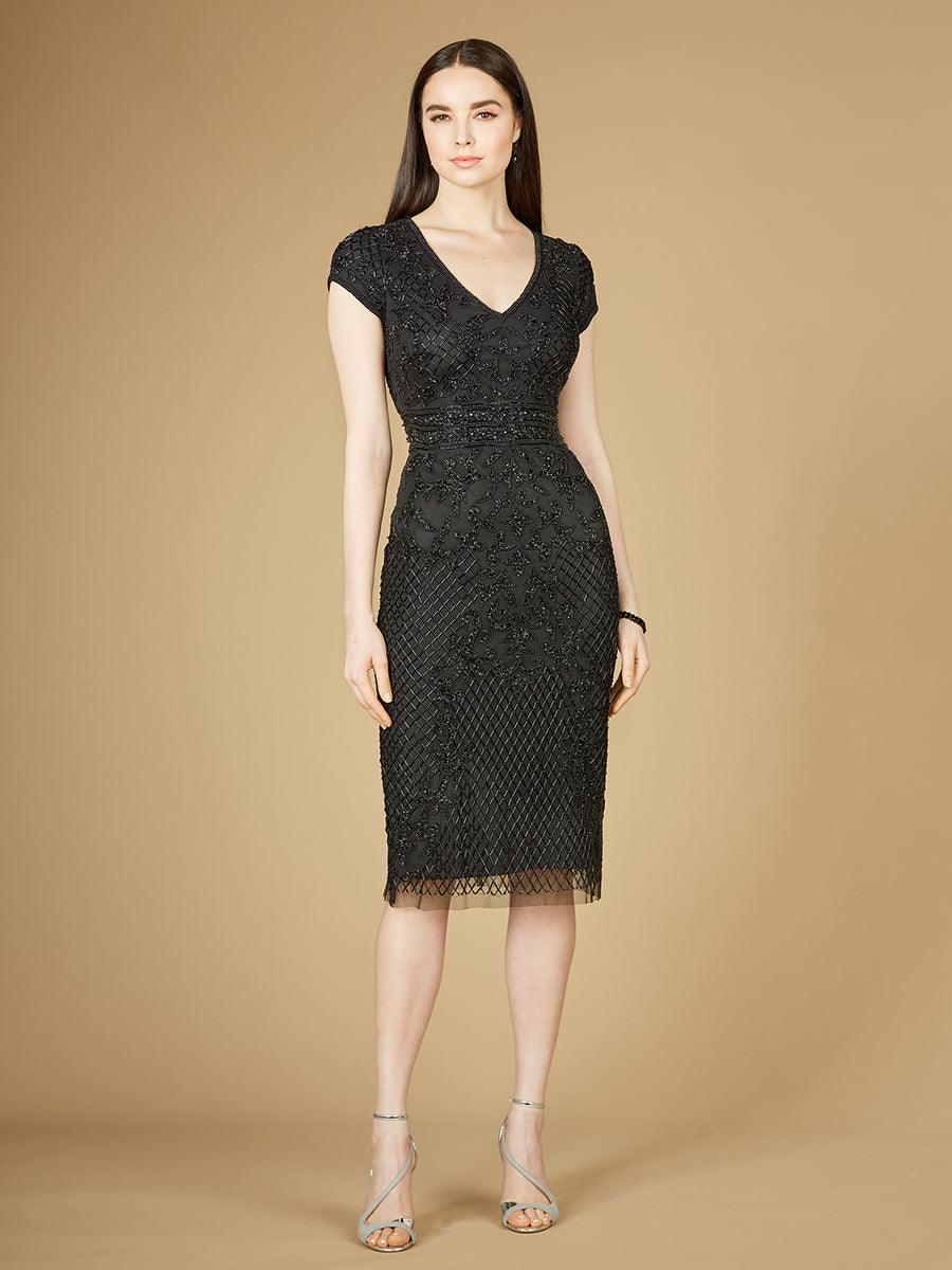Lara Dresses 29225 Cap Sleeve Cocktail Dress