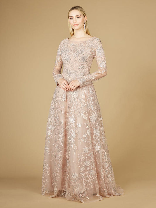 Formal Dresses Long High Neck Formal Dress Antique Rose