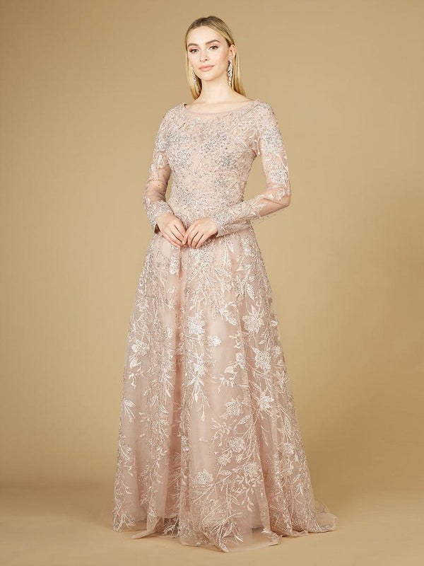Lara Dresses 29240 Long High Neck Formal Dress