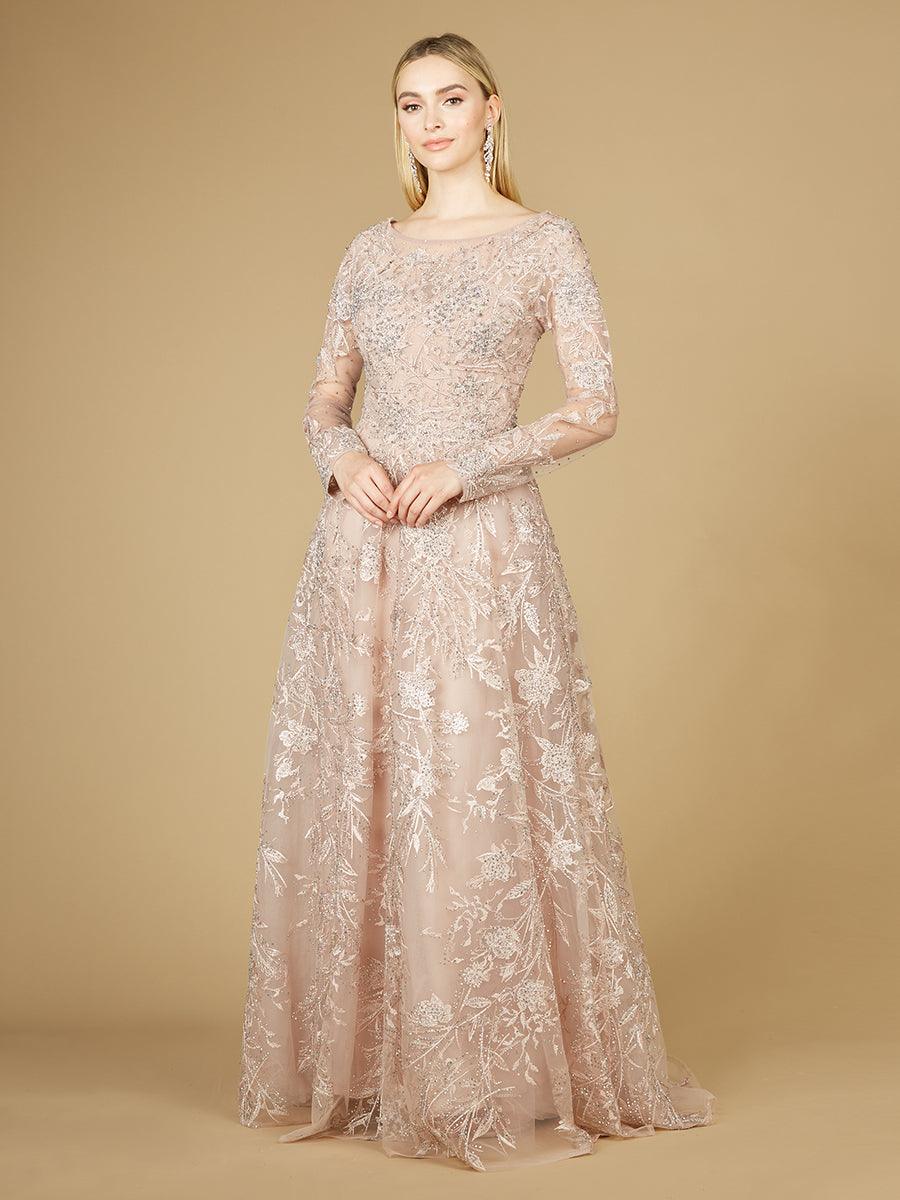 Formal Dresses Long High Neck Formal Dress Antique Rose