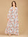 Formal Dresses Long Sleeve Print Formal Dress Sky Blue