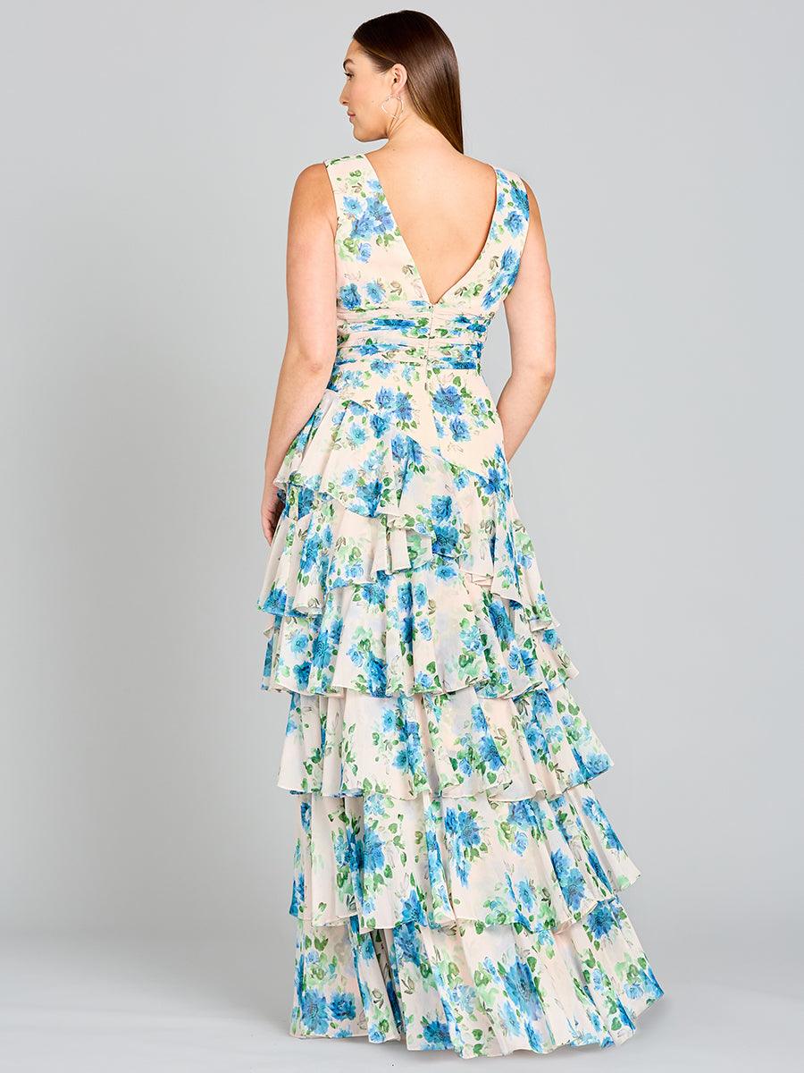 Lara Dresses 29249 Long Sleeveless Print Formal Dress