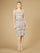 Cocktail Dresses Sleeveless Print Midi Dress White
