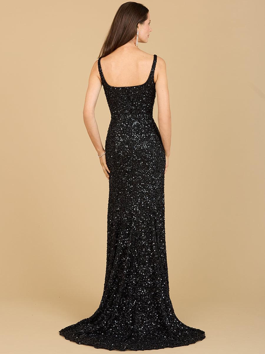 Prom Dresses Sleeveless Long Beaded Prom Dress Black