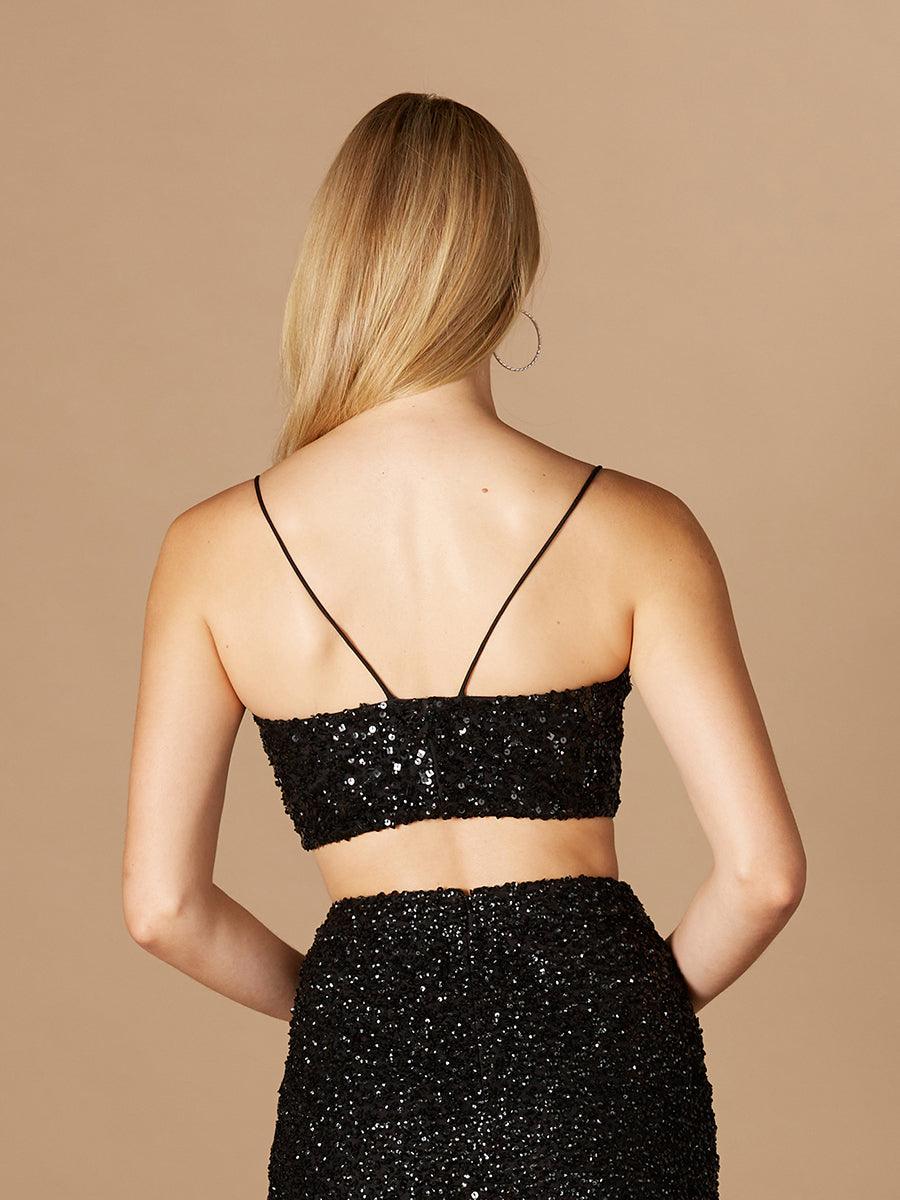 Lara Dresses 29312 Beaded Spaghetti Strap Top