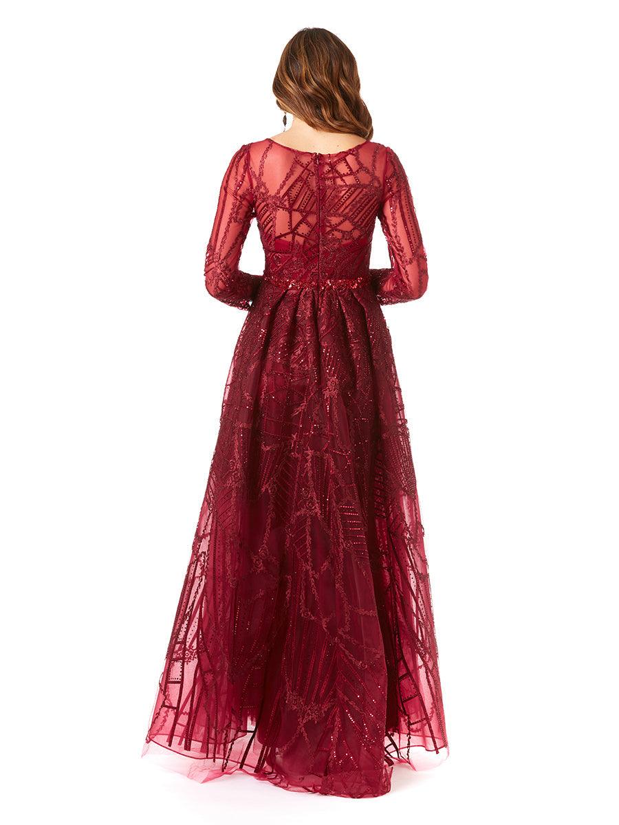 Lara Dresses 29633 Long Overskirt Evening Gown