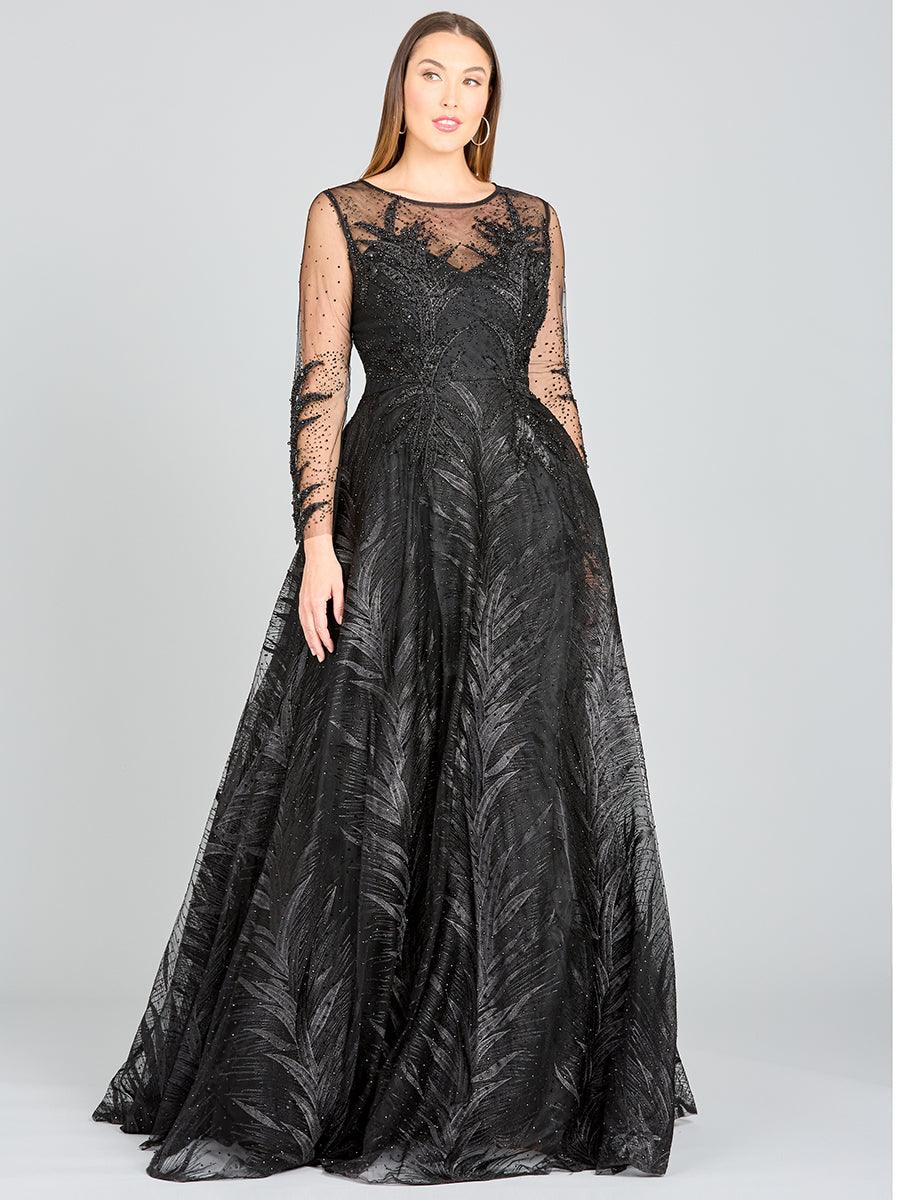 Lara Dresses 29761 High Neck Long Sleeve Evening Gown The Dress Outlet Lara Dresses 29761 High Neck Long Sleeve Evening Gown The Dress Outlet