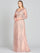 Formal Dresses Long Illusion Evening Gown Mauve