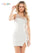 Cocktail Dresses Short One Shoulder Cocktail Dress Off White