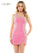 Cocktail Dresses Short One Shoulder Cocktail Dress Hot Pink