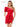 Cocktail Dresses Short Fitted One Shoulder Cocktail Dress Red